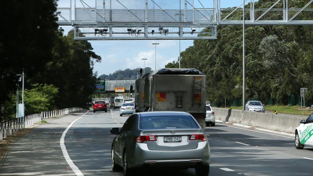 Point-to-point speed cameras, similar to these in New South Wales, will be installed over major Queensland roads.