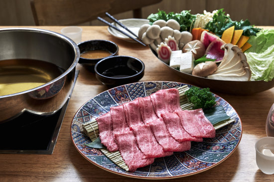 Go-to dish: A5 Kagoshima wagyu chuck roll set.