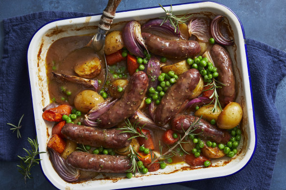 This budget-friendly tray bake is an all-in-one dinner winner.
