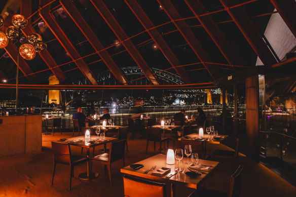 The dining room. 