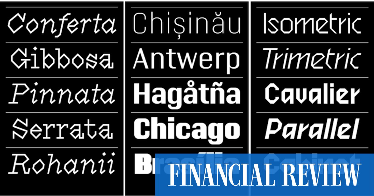 Self-taught font designer Mark Gowing of Formist is changing the way we see the alphabet - Vimarsana News
