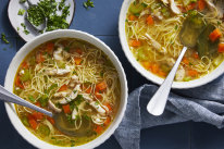 SOS recipe: Chicken noodle soup.
