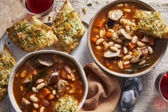 RecipeTin Eats’ cassoulet soup.