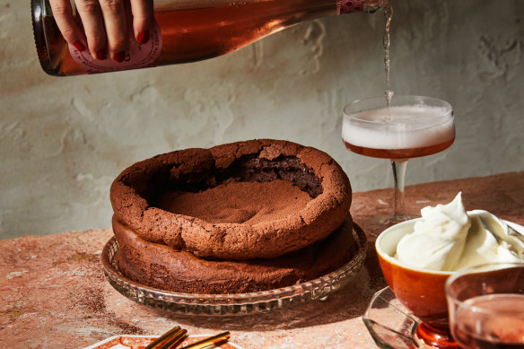 Emelia Jackson’s flourless chocolate souffle cake.