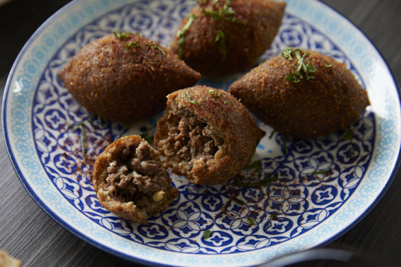 Fried kibbeh is a must-order dish.