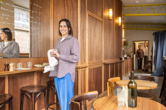 Co-owner Dom Gattermayr is excited to have access to South Melbourne Market’s produce with her second cafe.