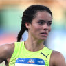 ‘Hang on, that’s the Australian record’: The moment teen realised she had become Australia’s fastest woman