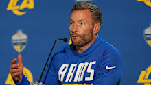 Sean McVay speaks after the Melbourne game.