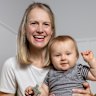 In the ‘twilight zone’: Jess Weijers and baby, Louis.