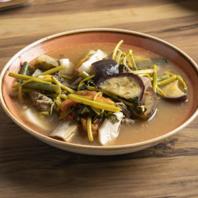 The sinigang na baboy served at the Sydney outpost.
