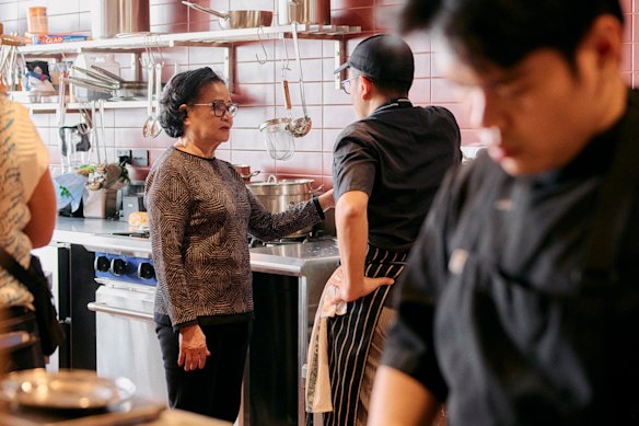 Mai's family has stepped in to help prepare the family recipe.