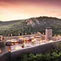 Private dining under the stars at Phinda Rock Lodge, South Africa.