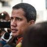 Venezualan opposition leader and reelected president of the National Assembly Juan Guaido.