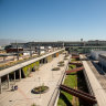 The new terminal at Santiago airport.