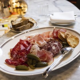 Charcuterie plate.