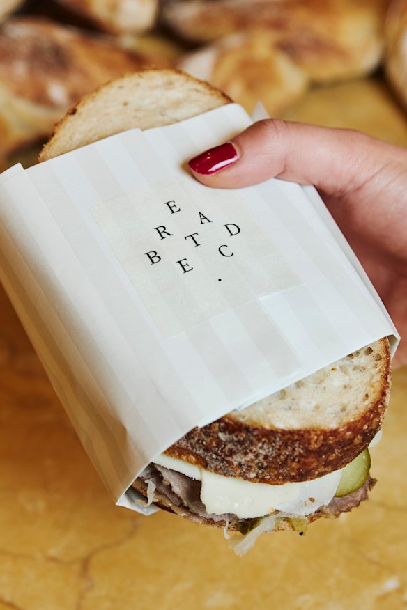 Grab a sandwich to go from Breadcetera.