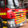 A lightning strike set the house on fire on Christmas Eve.
