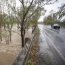 Anxious wait as floodwater inundates central Victoria after record rains