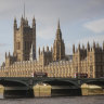 The British Houses of Parliament.