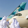 Which Middle-Eastern airline’s name means “United” in Arabic?
