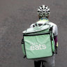 There are new sustainability targets for drivers and restaurants on Uber Eats, Australia’s largest food-delivery platform.