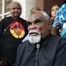 Warlpiri elder Ned Jampijinpa Hargraves, seen here in 2022, said his family has been left in the dark about what happened to his grandson, who died in custody this week.