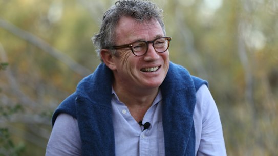 Bruce Munro is behind the Field of Light installation.