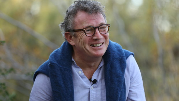 Bruce Munro is behind the Field of Light installation.