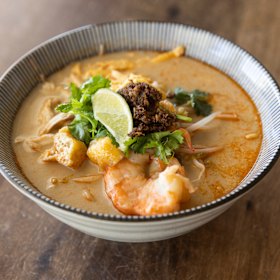 Sarawak-style laksa.