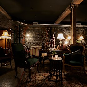 Inside the CBD speakeasy.