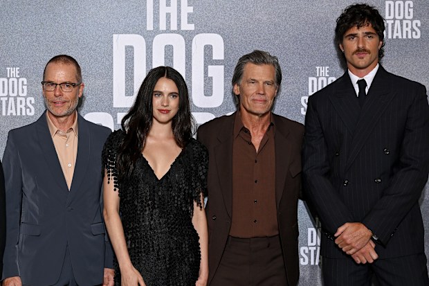 Benedict Wong, Guy Pearce, Margaret Qualley, Josh Brolin and Jacob Elordi attend the World Premiere of 20th Century Studios’ ‘The Dog Stars’ in London