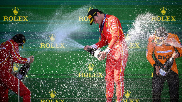 As it happened Grand Prix Melbourne 2024: Ferrari’s Carlos Sainz triumphant amid high-drama