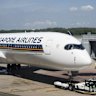 A Singapore Airlines aircraft at Changi Airport.