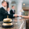 Hotel check-in is still a slow process.