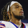 ‘Love you, boys’: Damar Hamlin breathes on his own, rejoins the Bills via video