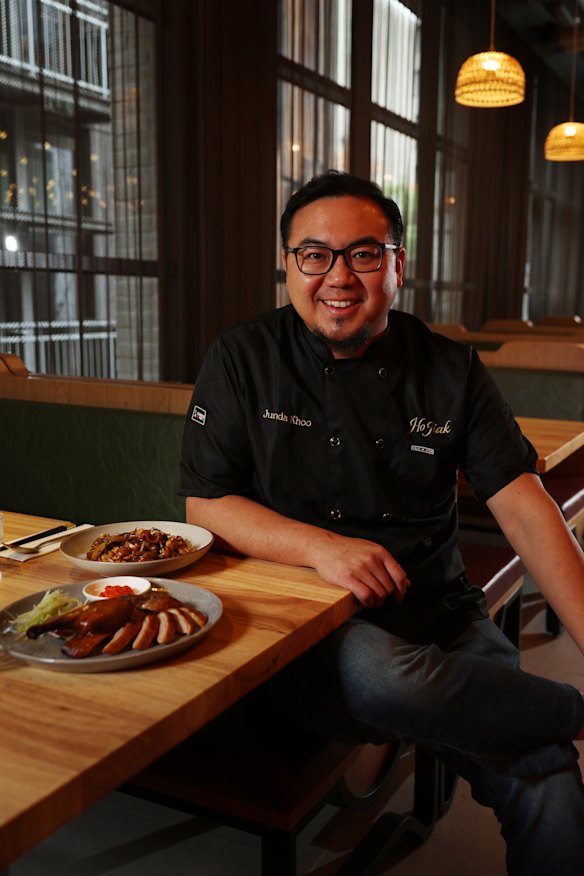 Head chef and owner junda khoo. 