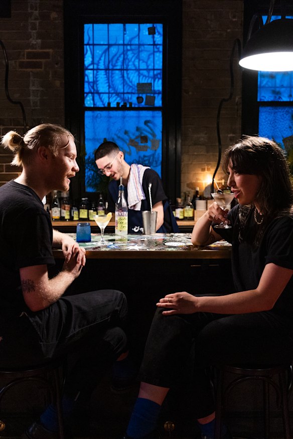 Grab at seat at the bar or in one of the cosy booths.