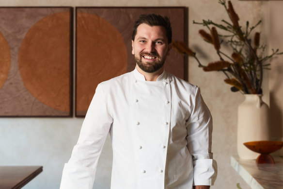 Chef Rhys Connell is executive chef of the four-in-one hospitality venture from Etymon Projects opening at 168 Walker Street, North Sydney.