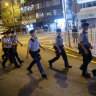 Hong Kong locks down Tiananmen vigil park, police arrest organiser
