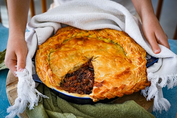 Katrina's excellent steak and Guinness pie ticks all the pie pillar boxes.