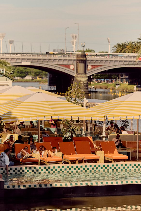 Summer lounging.