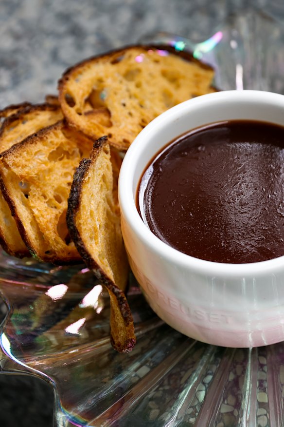 Chicken liver parfait.