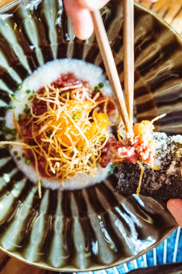 The menu is designed for sharing.