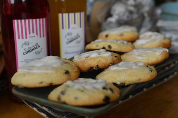 The lemon currant tea biscuits.