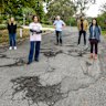 The Boulevard residents Sue, Mira, David, Simon and Desiree, who will fight the council’s proposal.