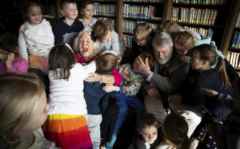Blending Young And Old Inside The Retirement Home For Children