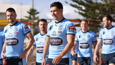 To Victor go the spoils: Roosters forward Victory Radley is loving life in camp with the NSW team in Perth in the lead-up to the second Origin clash.
