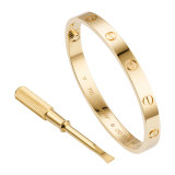 Cartier’s Love bracelet comes with a screwdriver to undo the clasp.