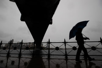 The reopening of NSW on Monday will be accompanied by a deluge of rain and cool temperatures. 