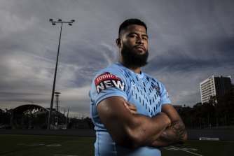 Payne Haas in Sydney this week.